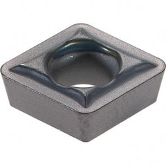 Kennametal - CPMT21.52 LF Grade KC5010 Carbide Turning Insert - TiAlN Finish, 80° Diamond, 1/4" Inscr Circle, 3/32" Thick, 1/32" Corner Radius - Caliber Tooling