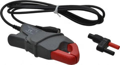 Fluke - Black/Red Electrical Test Equipment Clamp - Use with Digital Multimeters, Powers Quality Meters, Scope Meters - Caliber Tooling