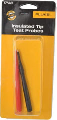 Fluke - Black/Red Electrical Test Equipment Probe Set - Use with Fluke 175, 177, 179 True RMS Digital Multimeters, Fluke 287, 289 True-RMS Industrial Logging Multimeters, Fluke 705 Loop Calibrators - Caliber Tooling