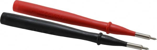 Fluke - Black/Red Electrical Test Equipment Probe - Use with IEC Electrical Wall Outlets - Caliber Tooling