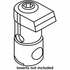 Kennametal - Indexable Adjusting Element - Compatible with 4.91003L133, 4.91003R133, 4.91204L133, 4.91204R133, 4.91604L133, 4.91604R133 - Caliber Tooling