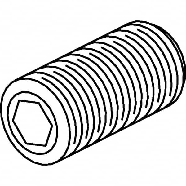 Kennametal - Hex Socket Set Screw for Indexable Turning (Grooving) - For Use with Seats - Caliber Tooling