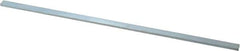 Precision Brand - 12" Long x 3/8" High x 1/8" Wide, Zinc-Plated Key Stock - Low Carbon Steel - Caliber Tooling