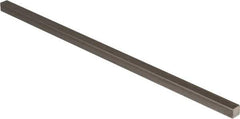 Precision Brand - 12" Long x 3/8" High x 3/8" Wide, Plain Key Stock - Low Carbon Steel - Caliber Tooling