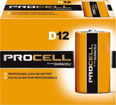 Duracell - Size D, Alkaline, Standard Battery - 1.5 Volts, Button Tab Terminal - Caliber Tooling