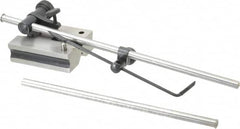 PEC Tools - 2 Spindle, 9 and 12 Inch Spindle Length, Surface Gage - 3-1/4 Inch Long x 2-1/2 Inch Wide Base - Caliber Tooling