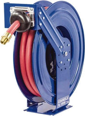 CoxReels - 75' Spring Retractable Hose Reel - 300 psi, Hose Included - Caliber Tooling