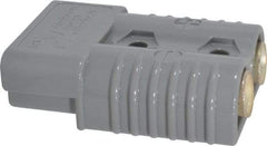 Made in USA - 1/0 AWG, 600 V, 175 A, Battery Connector - Gray - Caliber Tooling