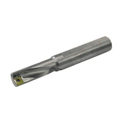 Allied Machine and Engineering - 1.59" Max Drill Depth, 2.25xD, 16mm Diam, Indexable Insert Drill - 1 Insert, 1" Shank Diam, Straight Shank - Caliber Tooling