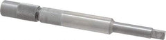 Made in USA - 7/16 Inch Tap, 5 Inch Overall Length, 1/2 Inch Max Diameter, Tap Extension - 0.323 Inch Tap Shank Diameter, 0.323 Inch Extension Shank Diameter, 0.242 Inch Extension Square Size, 1-1/16 Inch Tap Depth, Tool Steel - Caliber Tooling