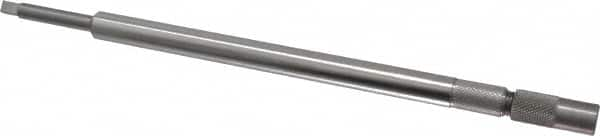 Made in USA - 1/4 Inch Tap, 9 Inch Overall Length, 7/16 Inch Max Diameter, Tap Extension - 0.255 Inch Tap Shank Diameter, 0.255 Inch Extension Shank Diameter, 0.191 Inch Extension Square Size, 1 Inch Tap Depth, Tool Steel - Caliber Tooling