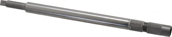 Made in USA - 3/8 Inch Tap, 9 Inch Overall Length, 9/16 Inch Max Diameter, Tap Extension - 0.381 Inch Tap Shank Diameter, 0.381 Inch Extension Shank Diameter, 0.286 Inch Extension Square Size, 11/8 Inch Tap Depth, Tool Steel - Caliber Tooling