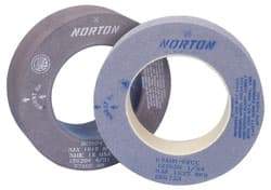 Norton - 24" Diam x 12" Hole x 10" Wide Centerless & Cylindrical Grinding Wheel - 60 Grit, Aluminum Oxide, Type 1, Medium Grade, Vitrified Bond, No Recess - Caliber Tooling