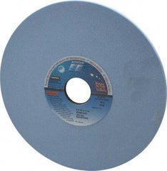 Norton - 8" Diam x 1-1/4" Hole x 1/4" Thick, K Hardness, 80 Grit Surface Grinding Wheel - Ceramic, Type 1, Medium Grade, 3,600 Max RPM, Vitrified Bond, No Recess - Caliber Tooling