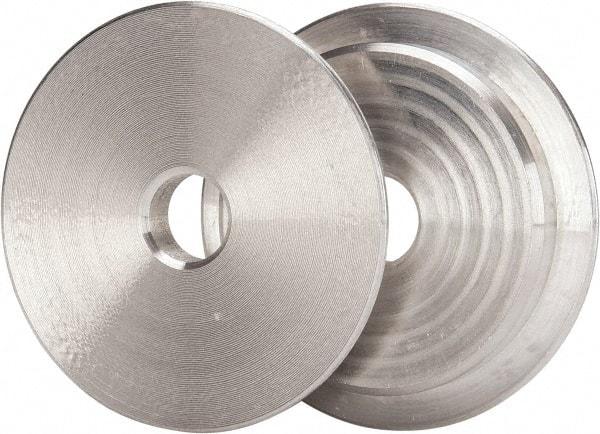 Norton - Deburring Wheel 2" Diam Reduced Bushing - Reduces Bushings from 2" to 1/2" Arbor Size, for 6" Diam Flap & Convolute Wheels - Caliber Tooling