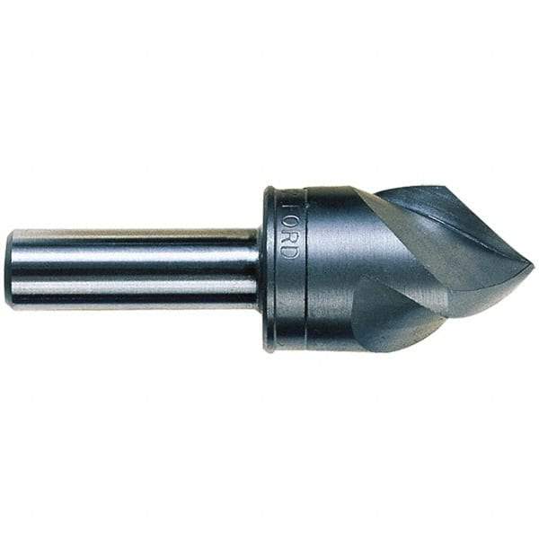 M.A. Ford - 1-1/2" Head Diam, 3/4" Shank Diam, 3 Flute 100° High Speed Steel Countersink - 3-7/8" OAL - Caliber Tooling