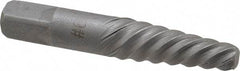 Interstate - Spiral Flute Screw Extractor - #6 Extractor for 5/8 to 7/8" Screw, 3-3/4" OAL - Caliber Tooling