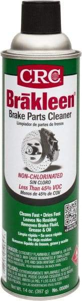 CRC - Nonchlorinated Brake Parts Cleaner - 14 oz Aerosol Can - Caliber Tooling