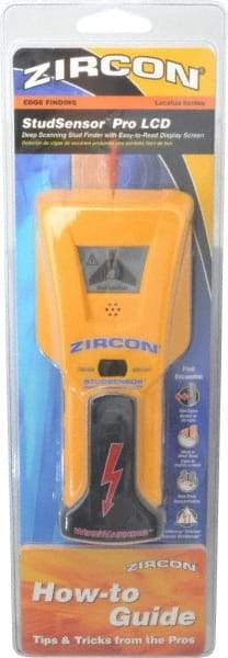Zircon - 1-1/2" Deep Scan Stud Finder with LCD Screen - 9V Battery, Detects Wood & Metal Studs or Joists up to 1-1/2" Deep - Caliber Tooling