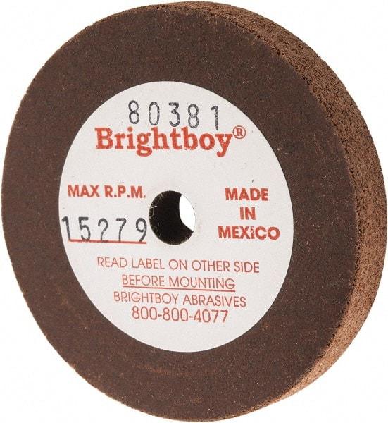 Cratex - 2" Diam x 1/4" Hole x 1/4" Thick, 46 Grit Surface Grinding Wheel - Coarse Grade - Caliber Tooling