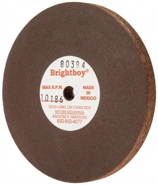 Cratex - 3" Diam x 1/4" Hole x 1/4" Thick, 46 Grit Surface Grinding Wheel - Coarse Grade - Caliber Tooling