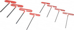 Eklind - 8 Piece T-Handle Hex Key Set - Exact Industrial Supply