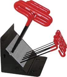 Eklind - 10 Piece T-Handle Hex Key Set - Exact Industrial Supply