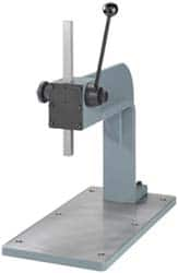 JT&M - 3/4" Ram, 11-5/8" Throat Depth, 200 Lb Manual Arbor Press - 10" Max Work Height x 24" Max Work Width, 12:1 Leverage Ratio, 10" Base Width x 19-1/2" Base Depth - Caliber Tooling