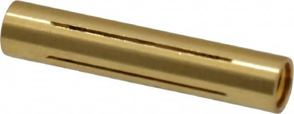 Made in USA - 1/4" Diam Through Hole Barrel Cylinder - 1-1/4" Barrel Length, Eccentric Slot - Caliber Tooling