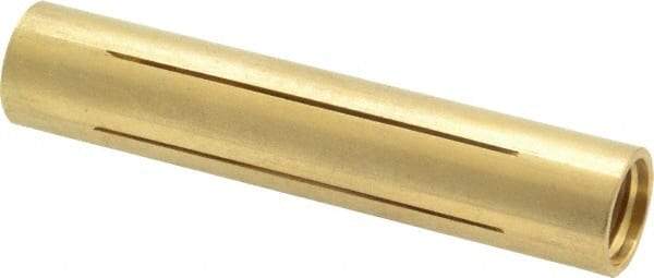 Made in USA - 5/8" Diam Through Hole Barrel Cylinder - 3" Barrel Length, Eccentric Slot - Caliber Tooling