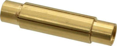 Made in USA - 3/4" Diam Through Hole Barrel Cylinder - 3" Barrel Length, Eccentric Slot - Caliber Tooling