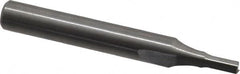 Onsrud - 1/8" Diam, 1/4" Shank Diam, 1/4" Length of Cut, 2 Flute Double Edge Straight Router Bit - 2" Overall Length, Right Hand Cut, Solid Carbide - Caliber Tooling