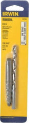 Irwin - 2 Piece Spiral Flute Screw Extractor & Drill Set - Screw Range 3/8 to 5/8" - Caliber Tooling