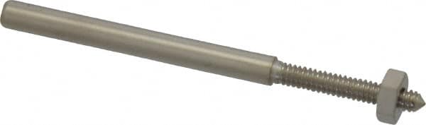 Value Collection - 1/8" Shank No. 4 Abrasive Point Mandrel - 1-3/4" Length, 1/16" Hole Compatibility, for Cones, Points & Rubberized Points - Caliber Tooling