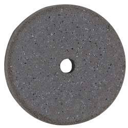 Cratex - 5/8" Diam x 1/16" Hole x 3/32" Thick, Surface Grinding Wheel - Silicon Carbide, Medium Grade, 25,000 Max RPM, Rubber Bond, No Recess - Caliber Tooling