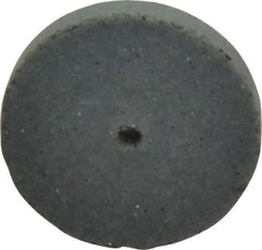 Cratex - 7/8" Diam x 1/16" Hole x 1/8" Thick, Surface Grinding Wheel - Silicon Carbide, Coarse Grade, 25,000 Max RPM, Rubber Bond, No Recess - Caliber Tooling