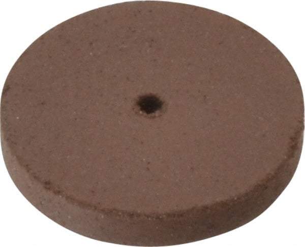 Cratex - 7/8" Diam x 1/16" Hole x 1/8" Thick, Surface Grinding Wheel - Silicon Carbide, Fine Grade, 25,000 Max RPM, Rubber Bond, No Recess - Caliber Tooling