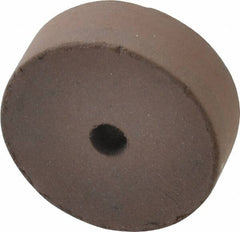 Cratex - 1-1/2" Diam x 1/4" Hole x 1/2" Thick, Surface Grinding Wheel - Silicon Carbide, Fine Grade, 15,000 Max RPM, Rubber Bond, No Recess - Caliber Tooling