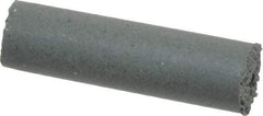 Cratex - 1/4" Max Diam x 7/8" Long, Cylinder, Rubberized Point - Coarse Grade, Silicon Carbide, 1/16" Arbor Hole, Unmounted - Caliber Tooling