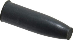 Cratex - 9/32" Max Diam x 1" Long, Cone, Rubberized Point - Very Fine Grade, Silicon Carbide, 1/16" Arbor Hole, Unmounted - Caliber Tooling