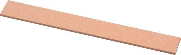 Made in USA - 320 Grit Aluminum Oxide Rectangular Polishing Stone - Extra Fine Grade, 1/2" Wide x 4" Long x 1/16" Thick - Caliber Tooling