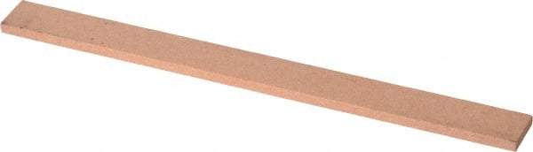 Made in USA - 180 Grit Aluminum Oxide Rectangular Polishing Stone - Very Fine Grade, 1/2" Wide x 6" Long x 1/8" Thick - Caliber Tooling