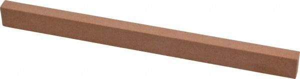 Made in USA - 180 Grit Aluminum Oxide Rectangular Polishing Stone - Very Fine Grade, 1/2" Wide x 6" Long x 1/4" Thick - Caliber Tooling