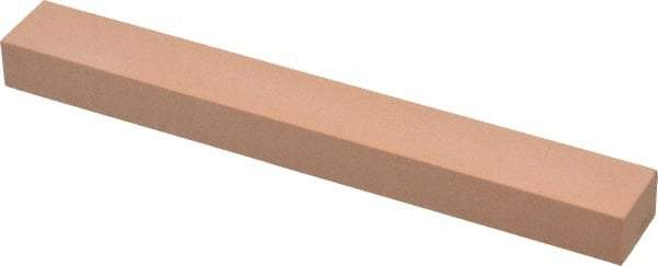 Made in USA - 320 Grit Aluminum Oxide Rectangular Polishing Stone - Extra Fine Grade, 3/4" Wide x 6" Long x 1/2" Thick - Caliber Tooling