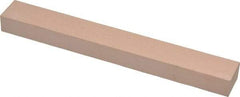 Made in USA - 600 Grit Aluminum Oxide Rectangular Polishing Stone - Super Fine Grade, 3/4" Wide x 6" Long x 1/2" Thick - Caliber Tooling