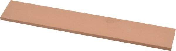 Made in USA - 400 Grit Aluminum Oxide Rectangular Polishing Stone - Super Fine Grade, 1" Wide x 6" Long x 1/8" Thick - Caliber Tooling