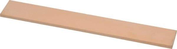 Made in USA - 600 Grit Aluminum Oxide Rectangular Polishing Stone - Super Fine Grade, 1" Wide x 6" Long x 1/8" Thick - Caliber Tooling