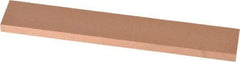 Made in USA - 220 Grit Aluminum Oxide Rectangular Polishing Stone - Very Fine Grade, 1" Wide x 6" Long x 1/4" Thick - Caliber Tooling