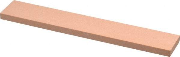 Made in USA - 320 Grit Aluminum Oxide Rectangular Polishing Stone - Extra Fine Grade, 1" Wide x 6" Long x 1/4" Thick - Caliber Tooling