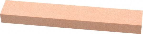 Made in USA - 180 Grit Aluminum Oxide Rectangular Polishing Stone - Very Fine Grade, 1" Wide x 6" Long x 1/2" Thick - Caliber Tooling